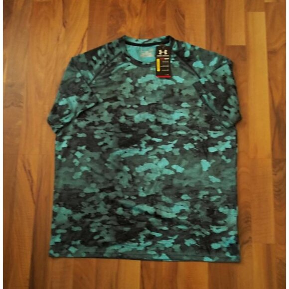 NWT Under Armour® Printed Loose Fit Short Sleeve T-Shirt Size Large - Picture 1 of 12